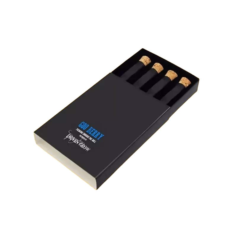 Custom sleeve and tray pre-rolled joint packaging