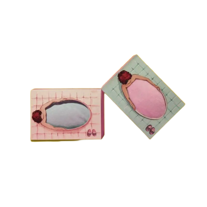 Custom soap dish with window