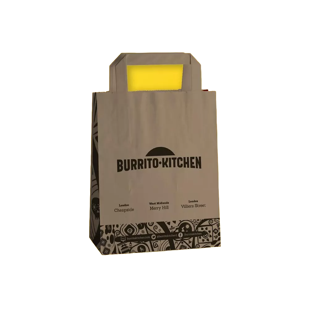 Customized takeaway paper bags