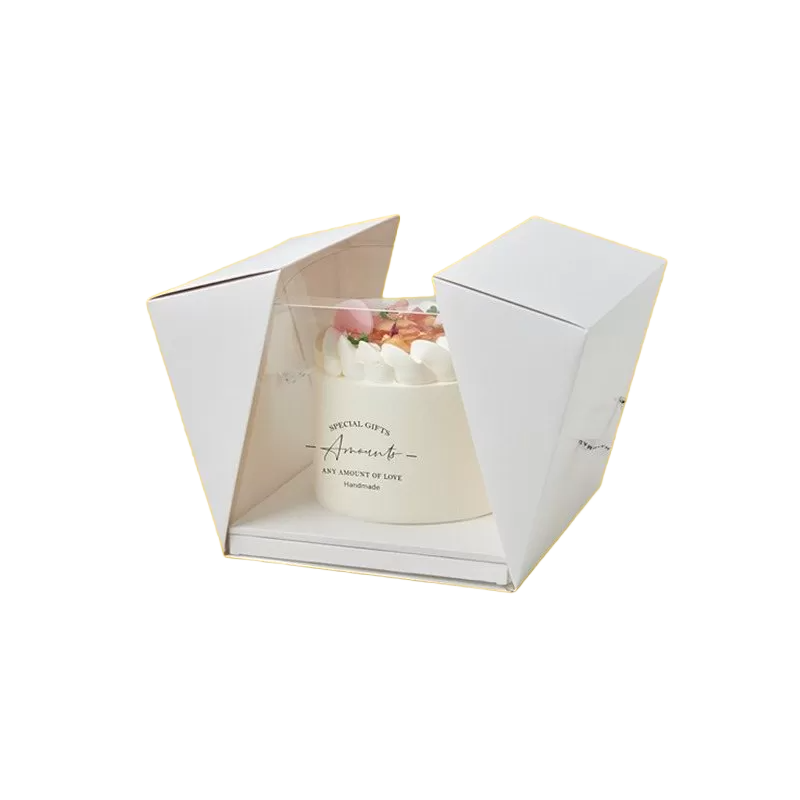 Customized unique shaped cake boxes