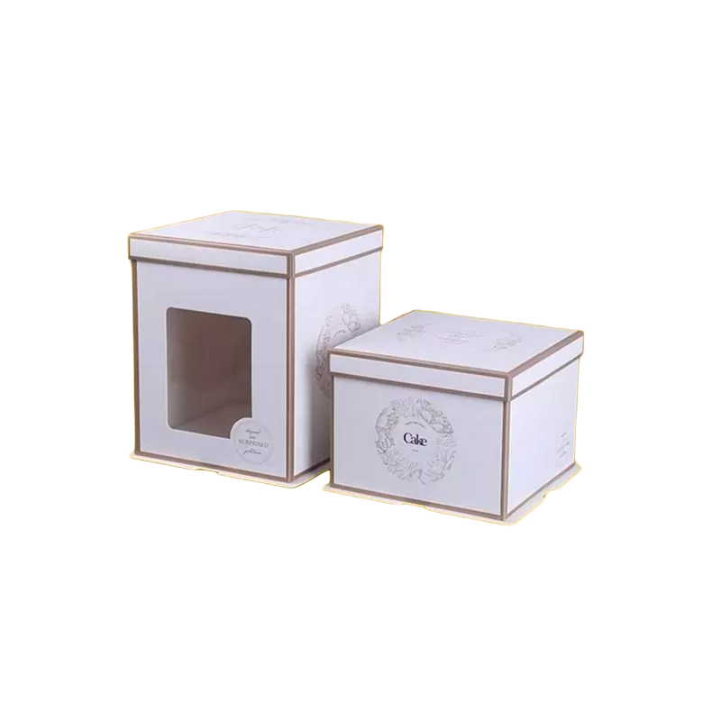 Customized unique shaped cake boxes