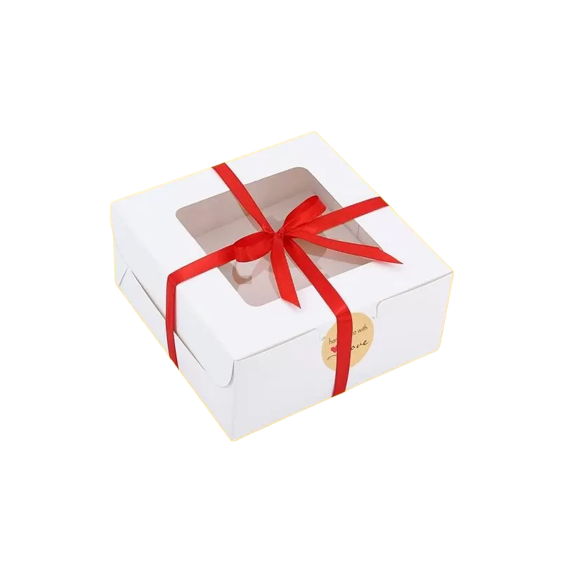 Customized unique shaped cake boxes