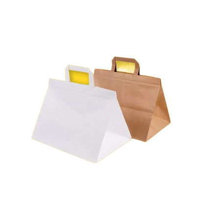 Custom White Kraft Paper Bag
