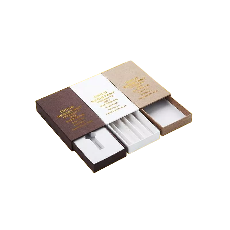 Customized drawer type electronic cigarette box