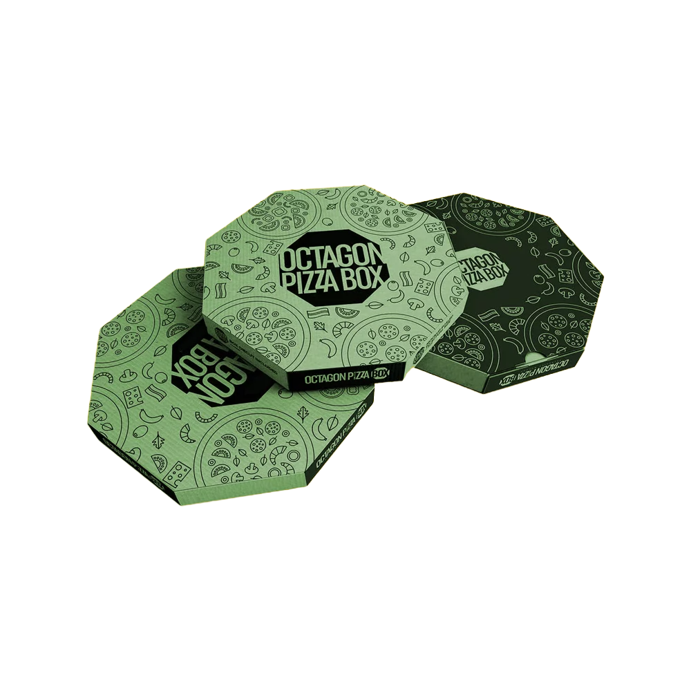 Custom Octagonal Pizza Boxes