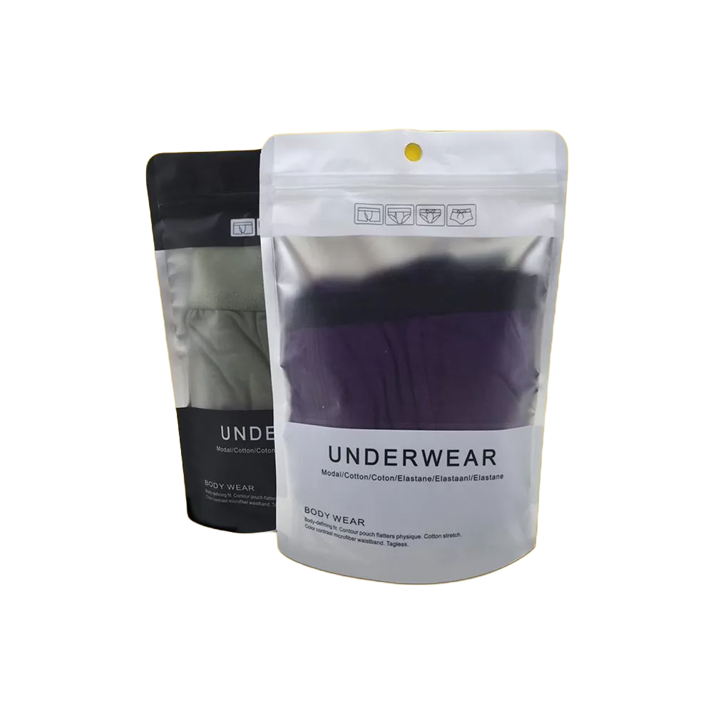 Mylar bags with PVC windows