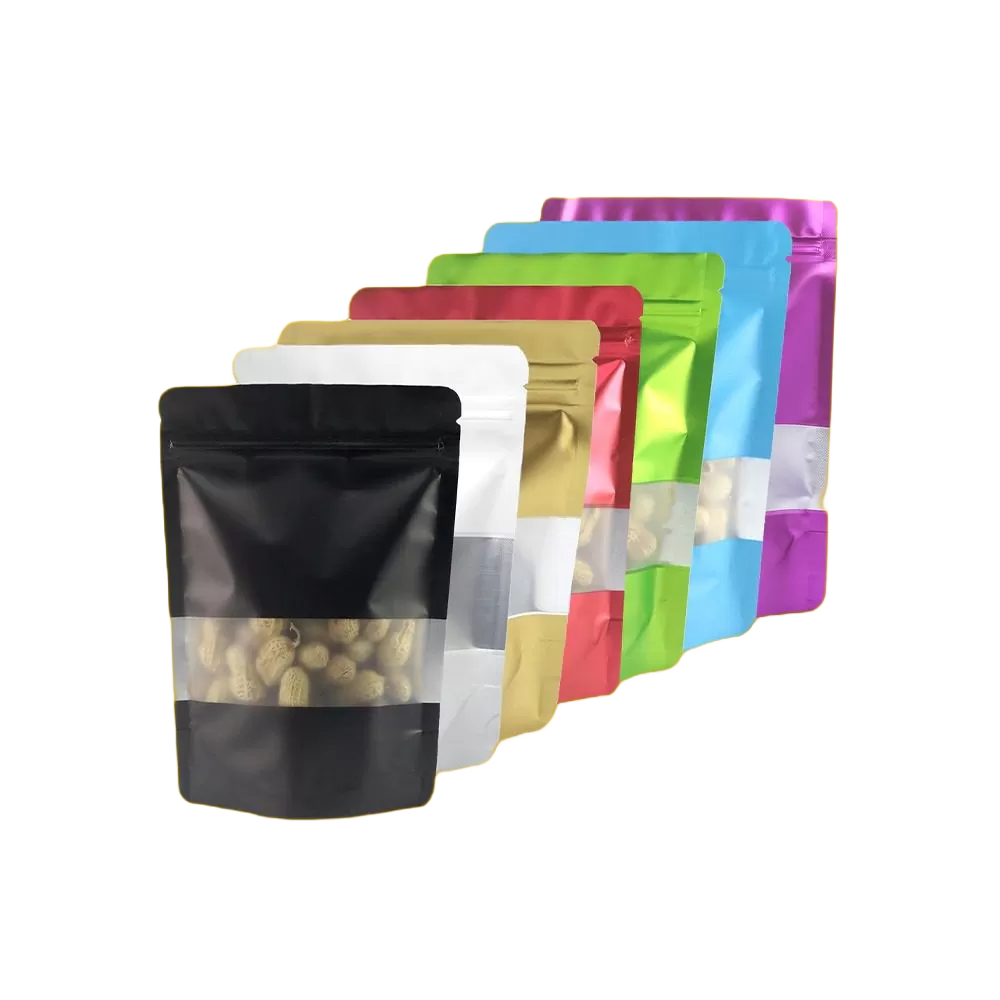 Mylar bags with PVC windows