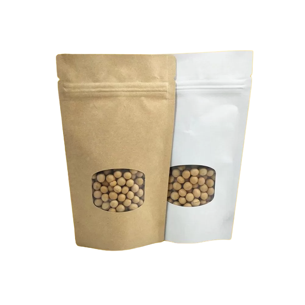 Mylar bags with PVC windows