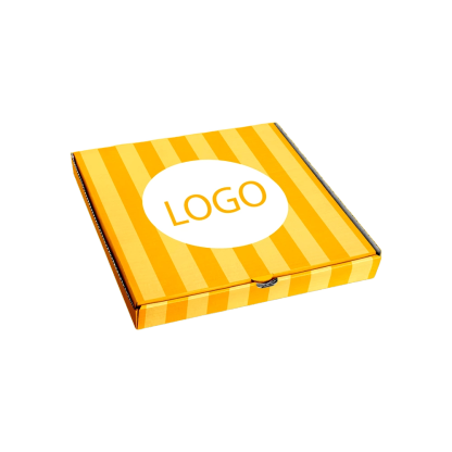 Custom pizza box with logo