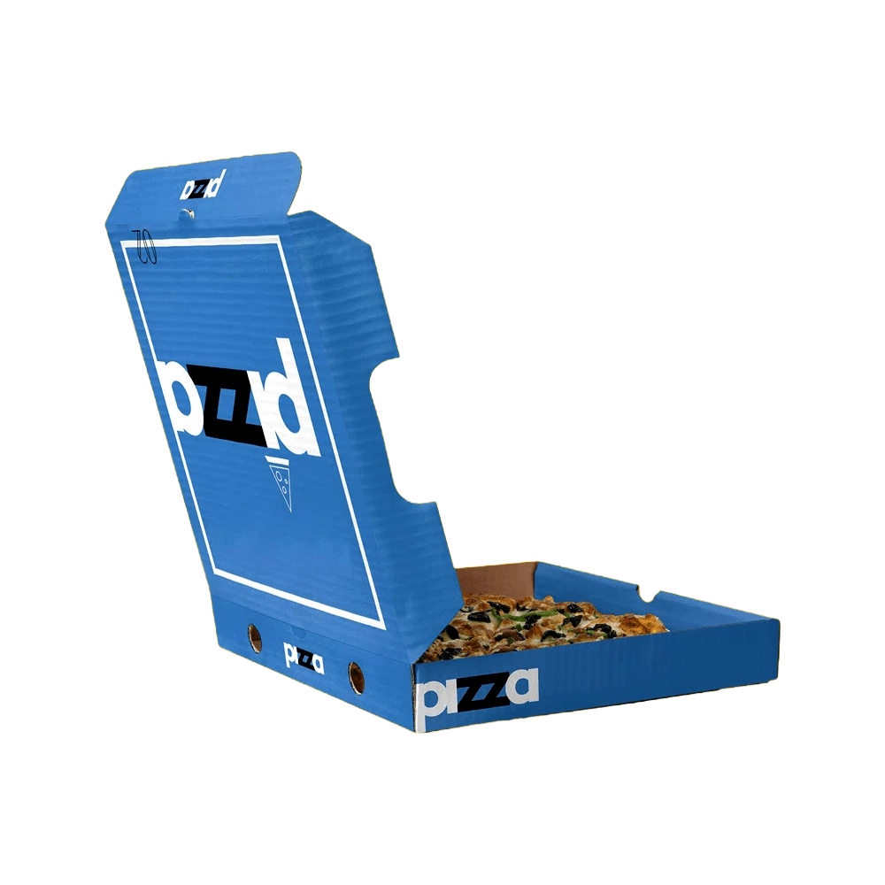 Custom pizza box with logo