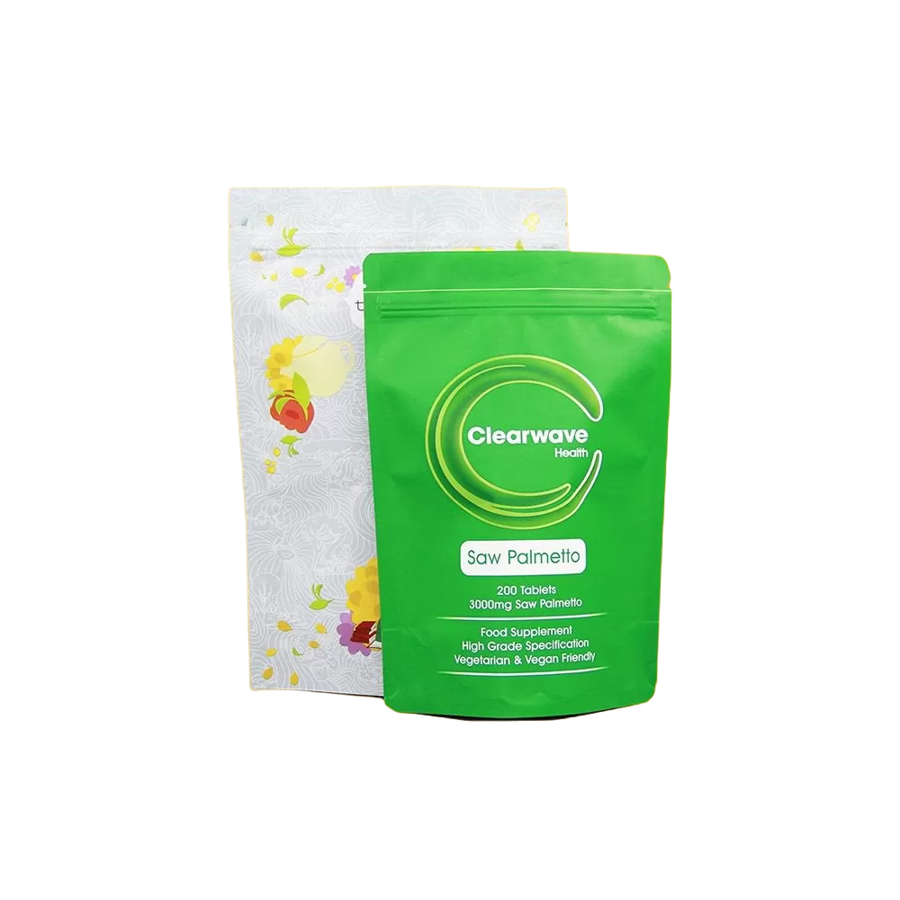 Self-sealing aluminum foil bag for food