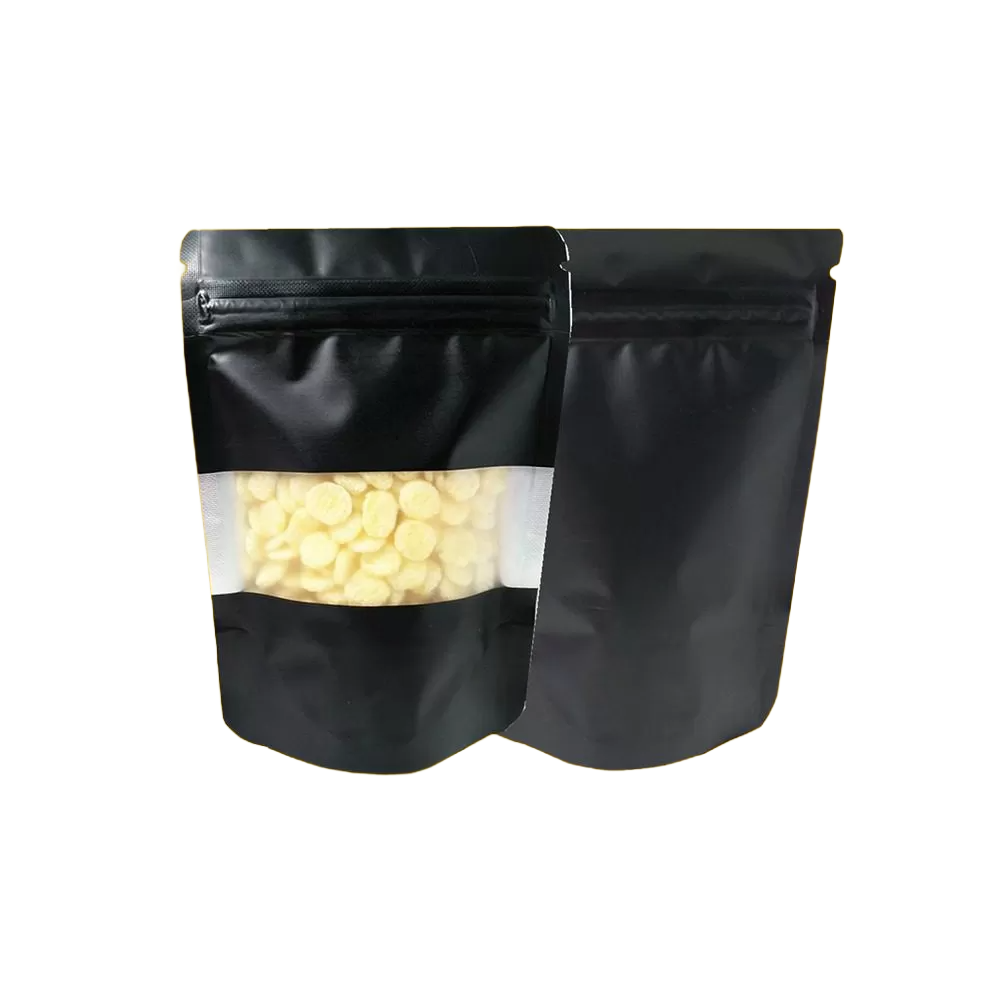 Self-sealing aluminum foil bag for food