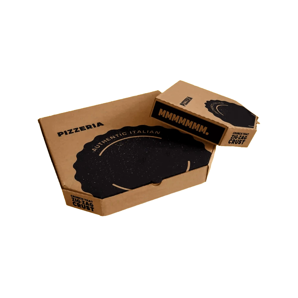 Custom unique shaped pizza boxes