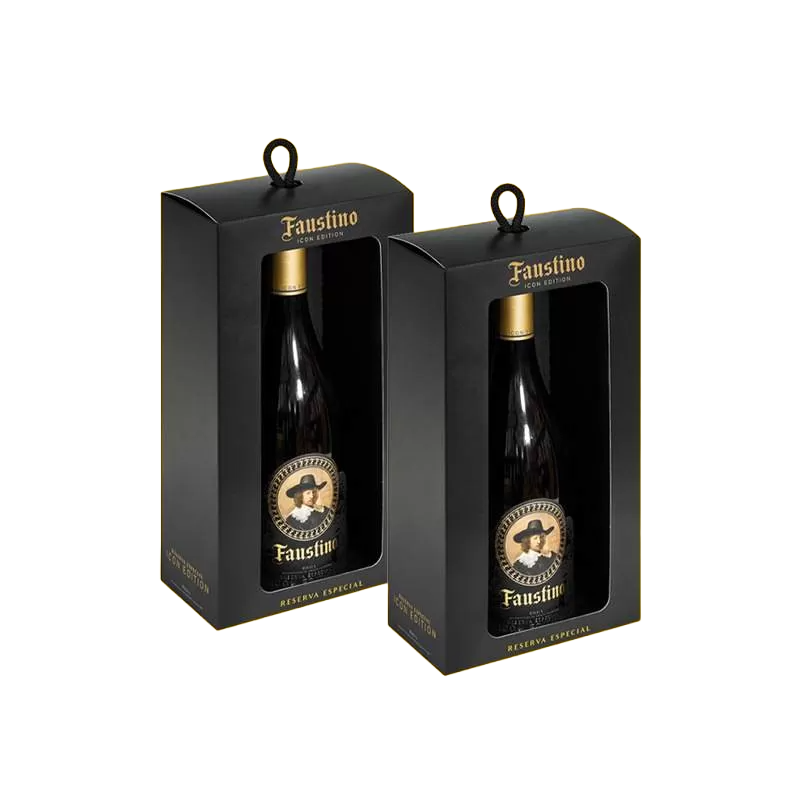 Wine box with window