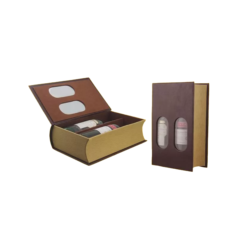 Wine box with window