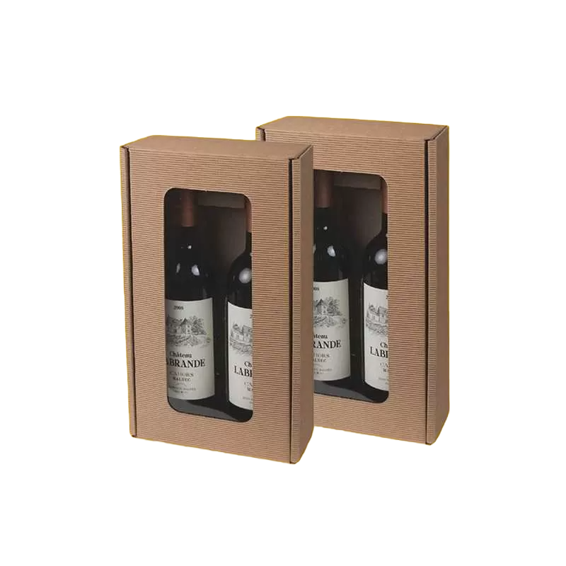 Wine box with window