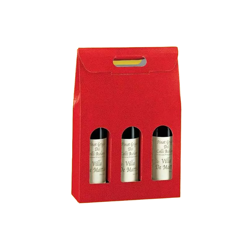 Wine box with window