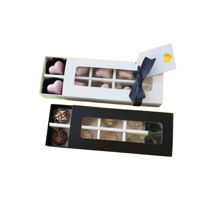 Biscuit box with partitions