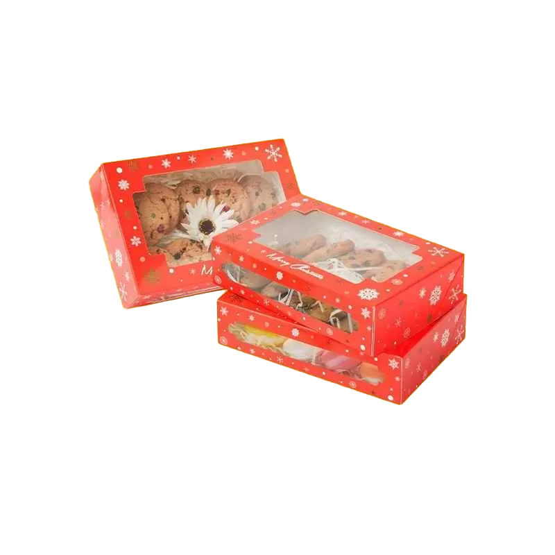 Cookie box with window
