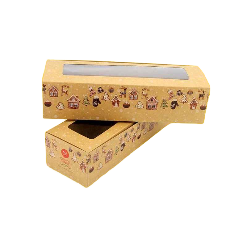 Cookie box with window