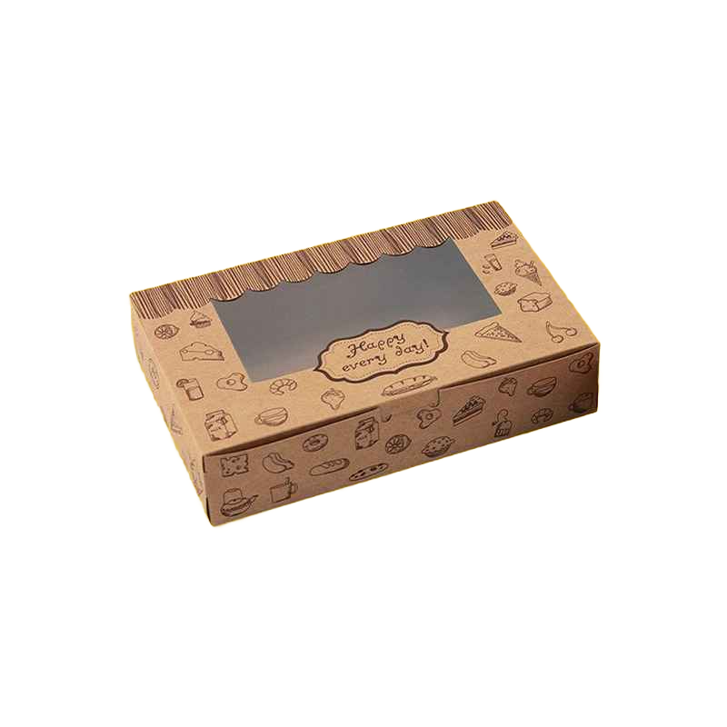 Cookie box with window