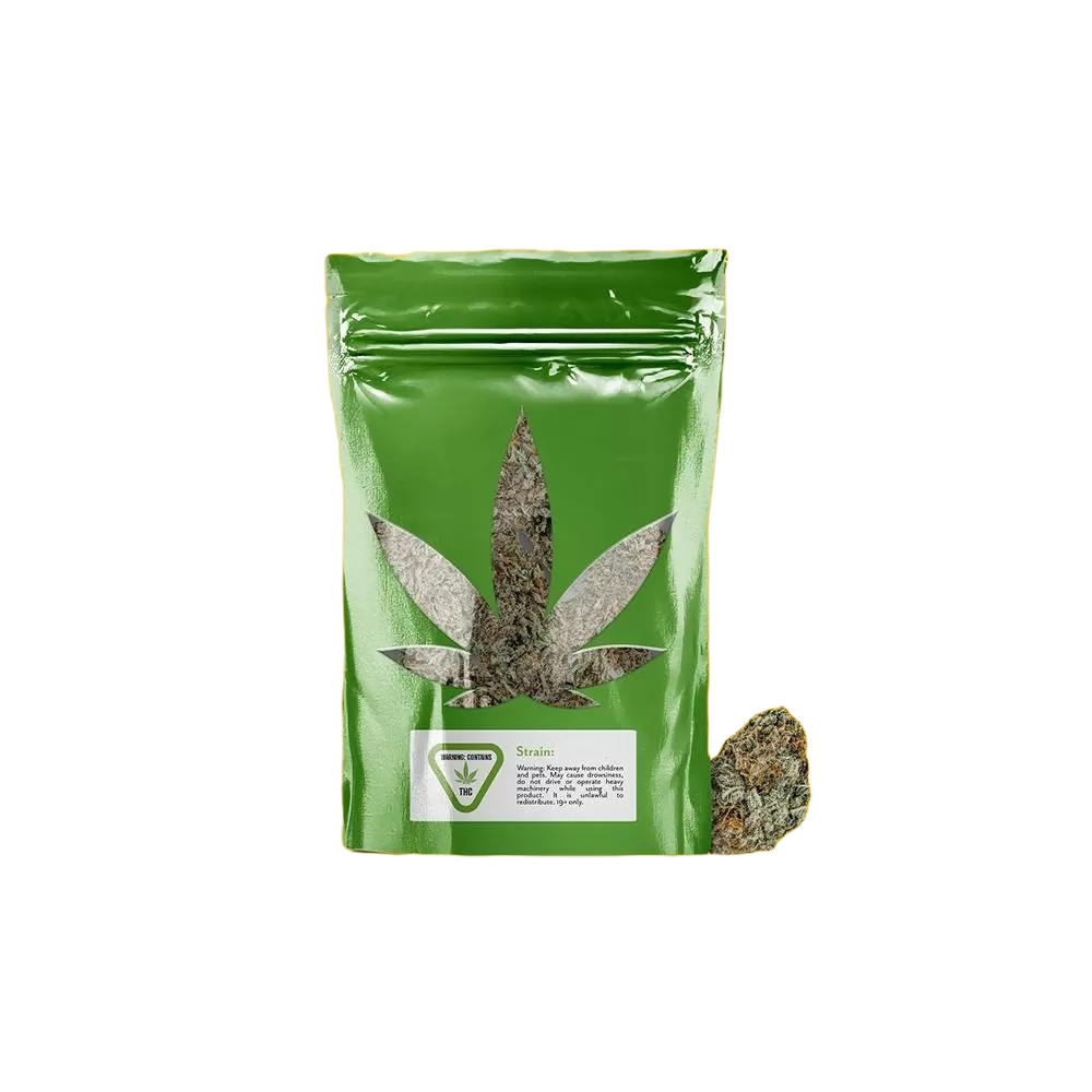 Polyester film weed control bag