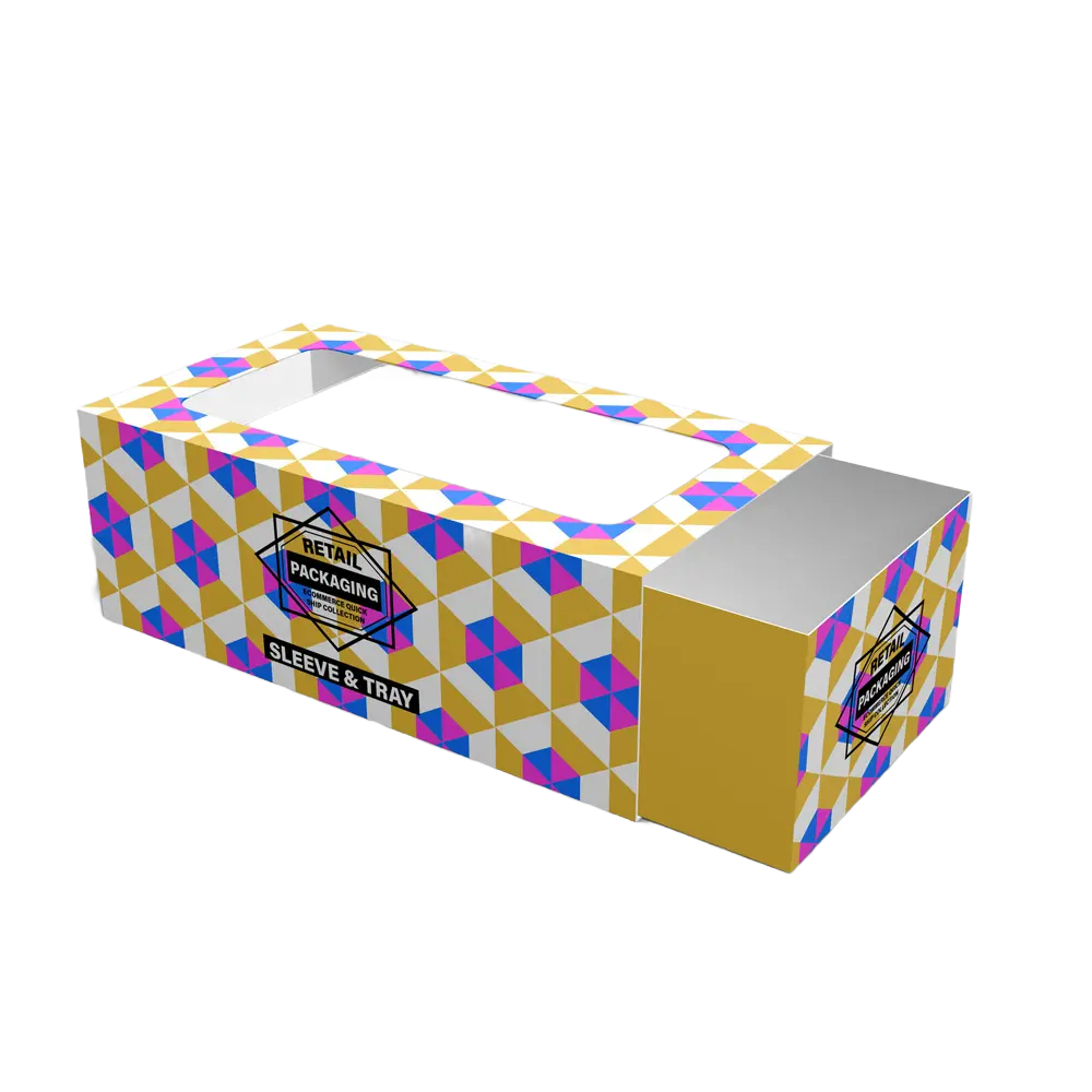 Custom Tray and Sleeve Packaging Boxes