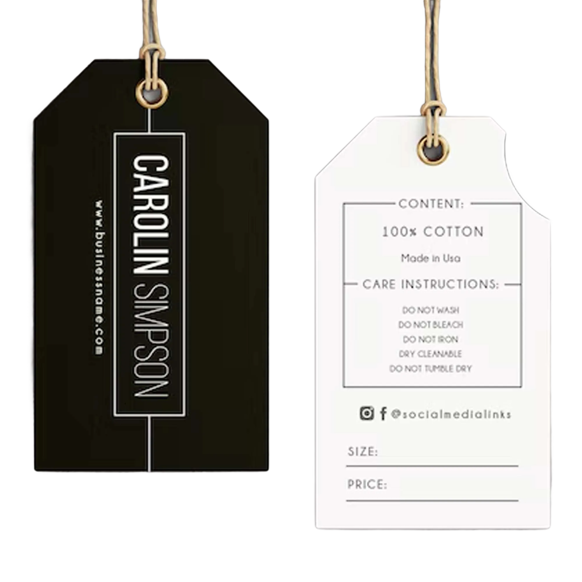 Custom Printed Hang Tags