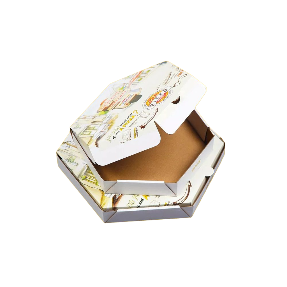 Custom Hexagonal Pizza Boxes