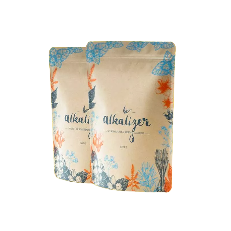 Kraft paper polyester film bag