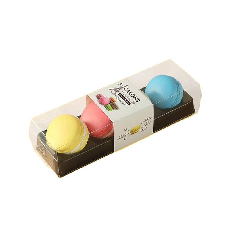 Macaron Box with Clear Lid