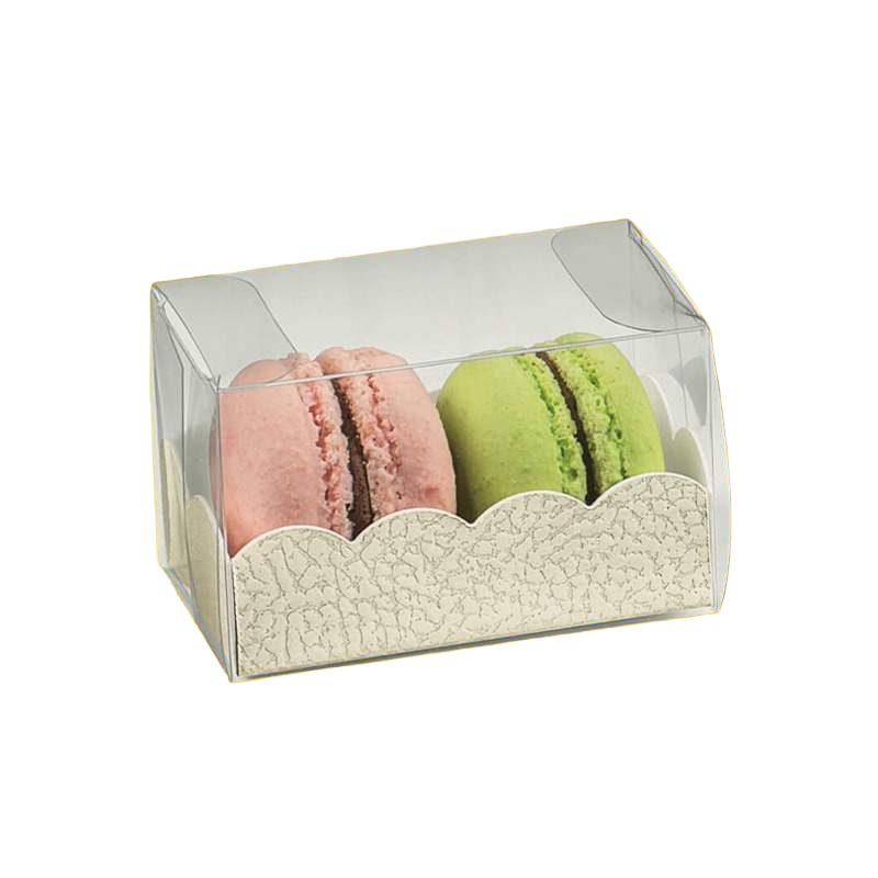 Macaron Box with Clear Lid