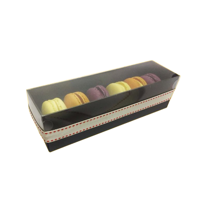 Macaron Box with Clear Lid