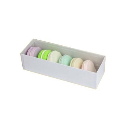 Macaron Box with Clear Lid