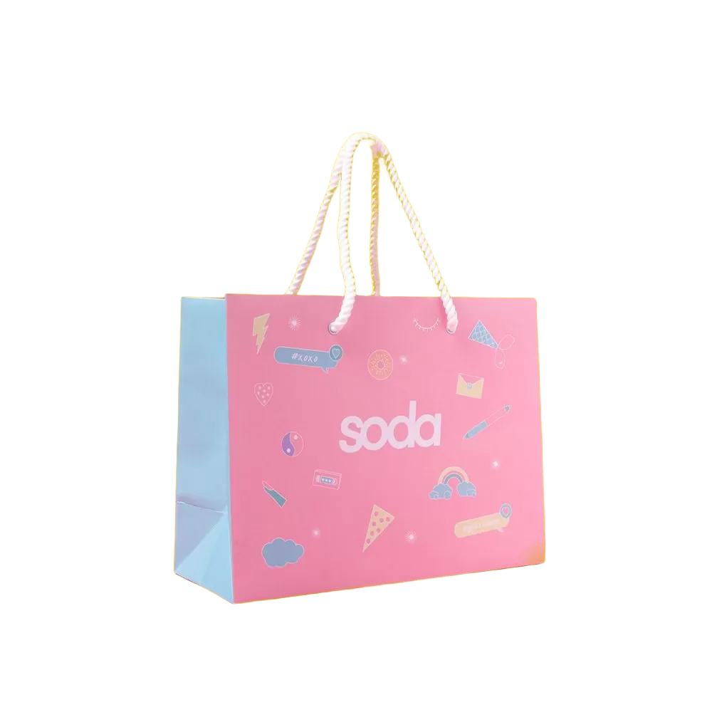 Customized cosmetic paper bags