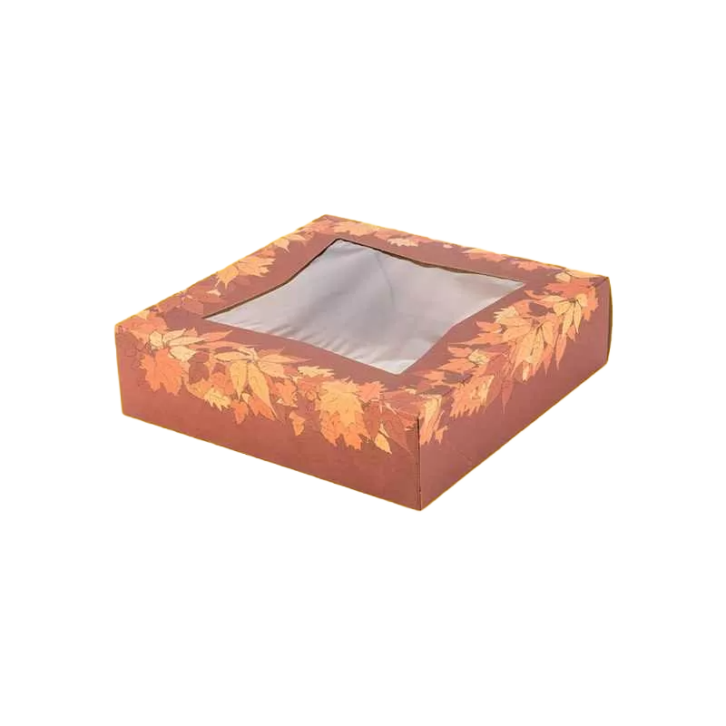 Cake box with window
