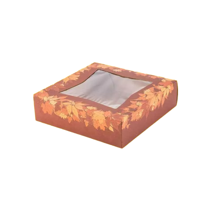 Cake box with window