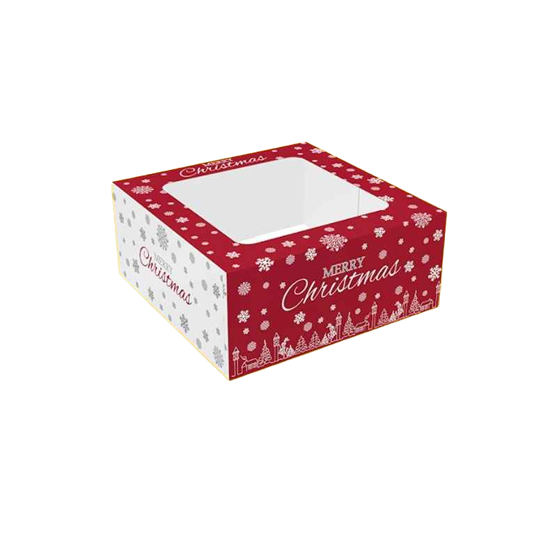 Cake box with window