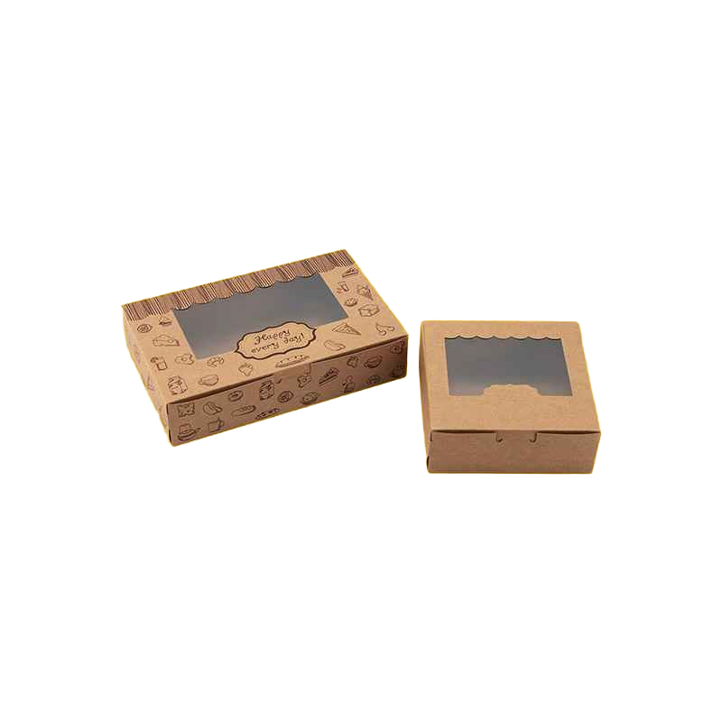 Cake box with window