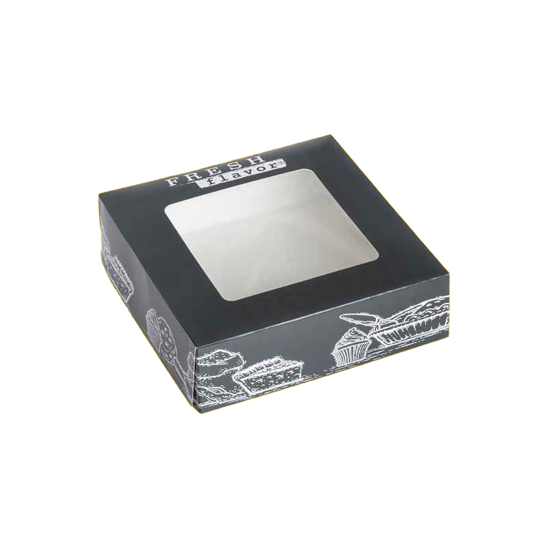 Cake box with window