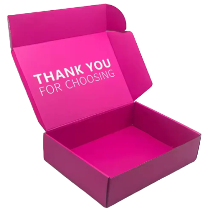 Pink Mailer Boxes