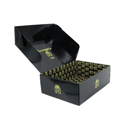 Black Corrugated Shipping Boxes