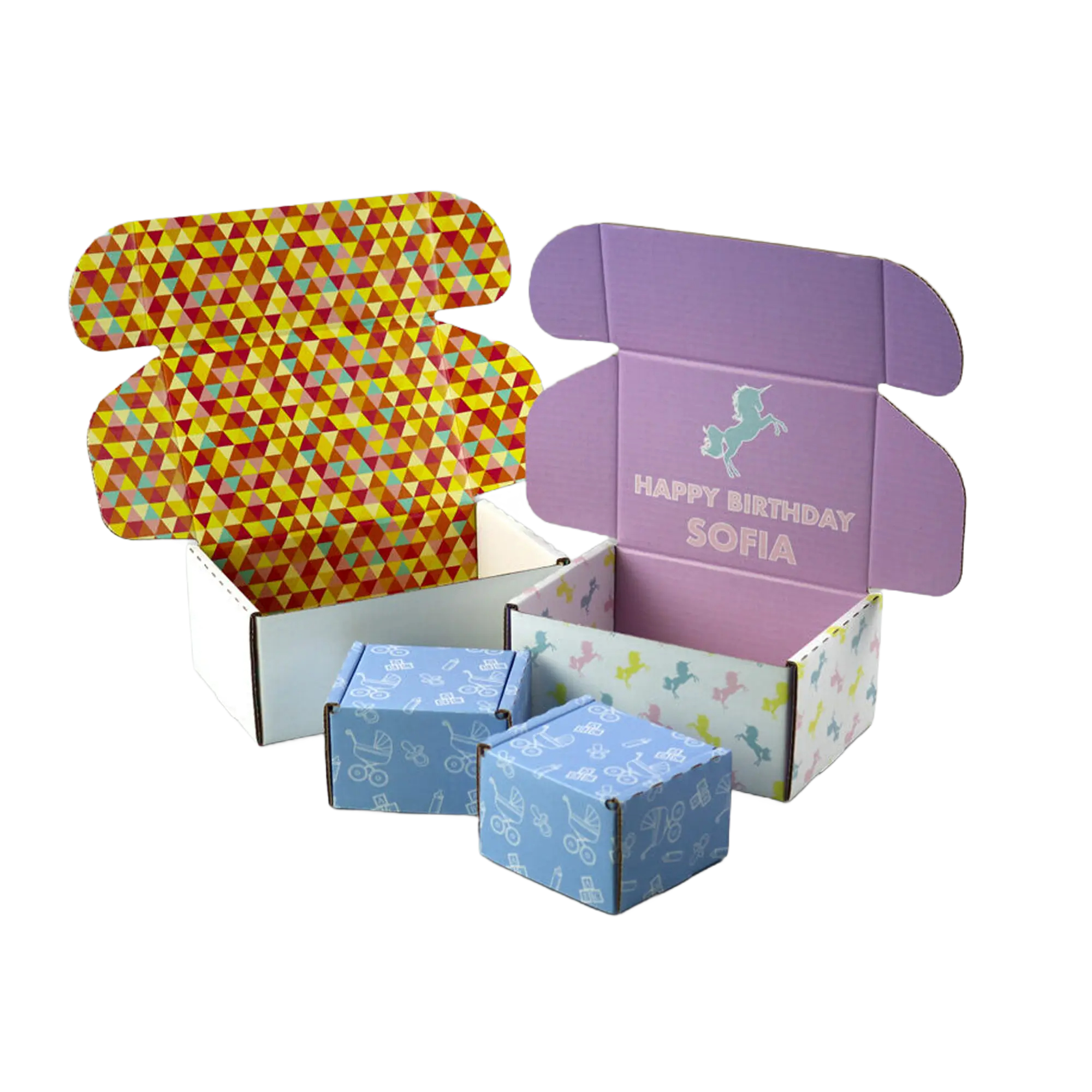 Colored Mailer Boxes