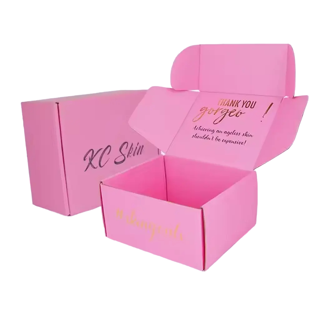 Pink Mailer Boxes