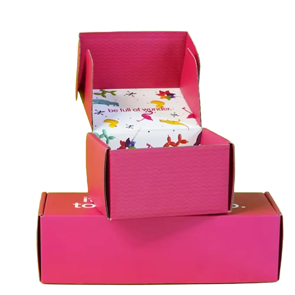 Pink Mailer Boxes