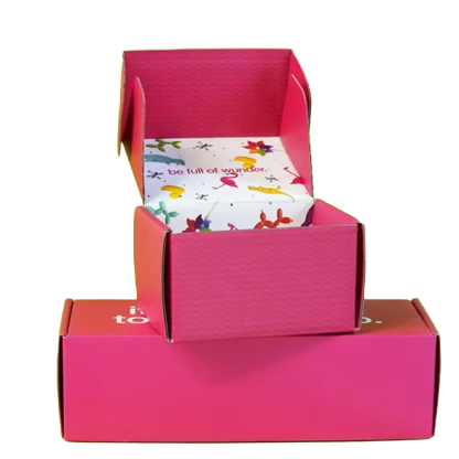 Pink Mailer Boxes