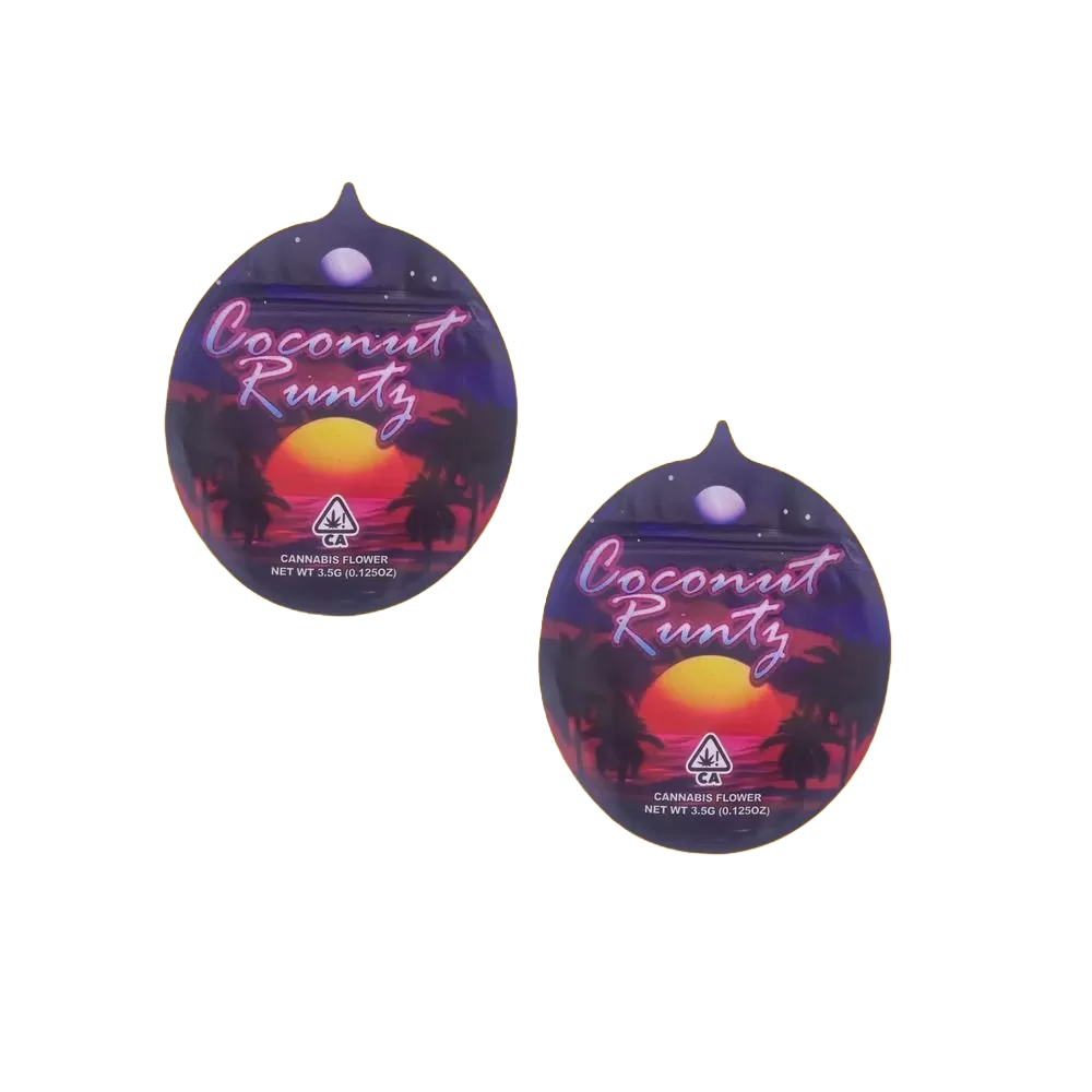 Die-cut polyester film bags