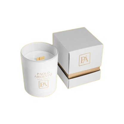 White candle box