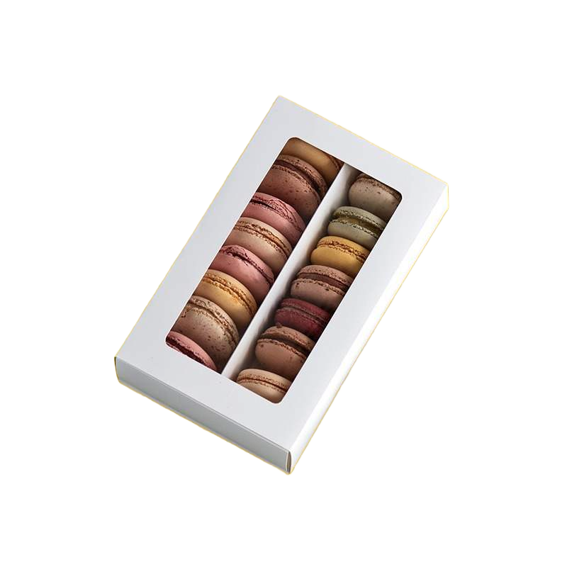 White Macaron Boxes