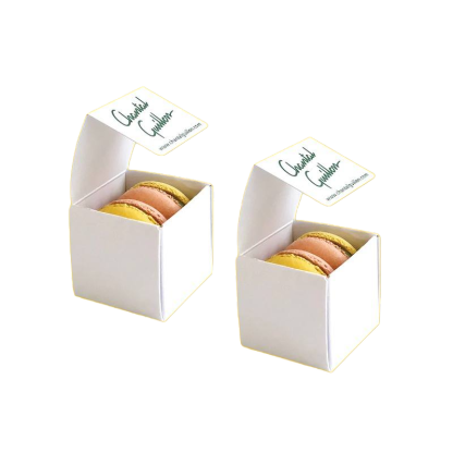 White Macaron Boxes